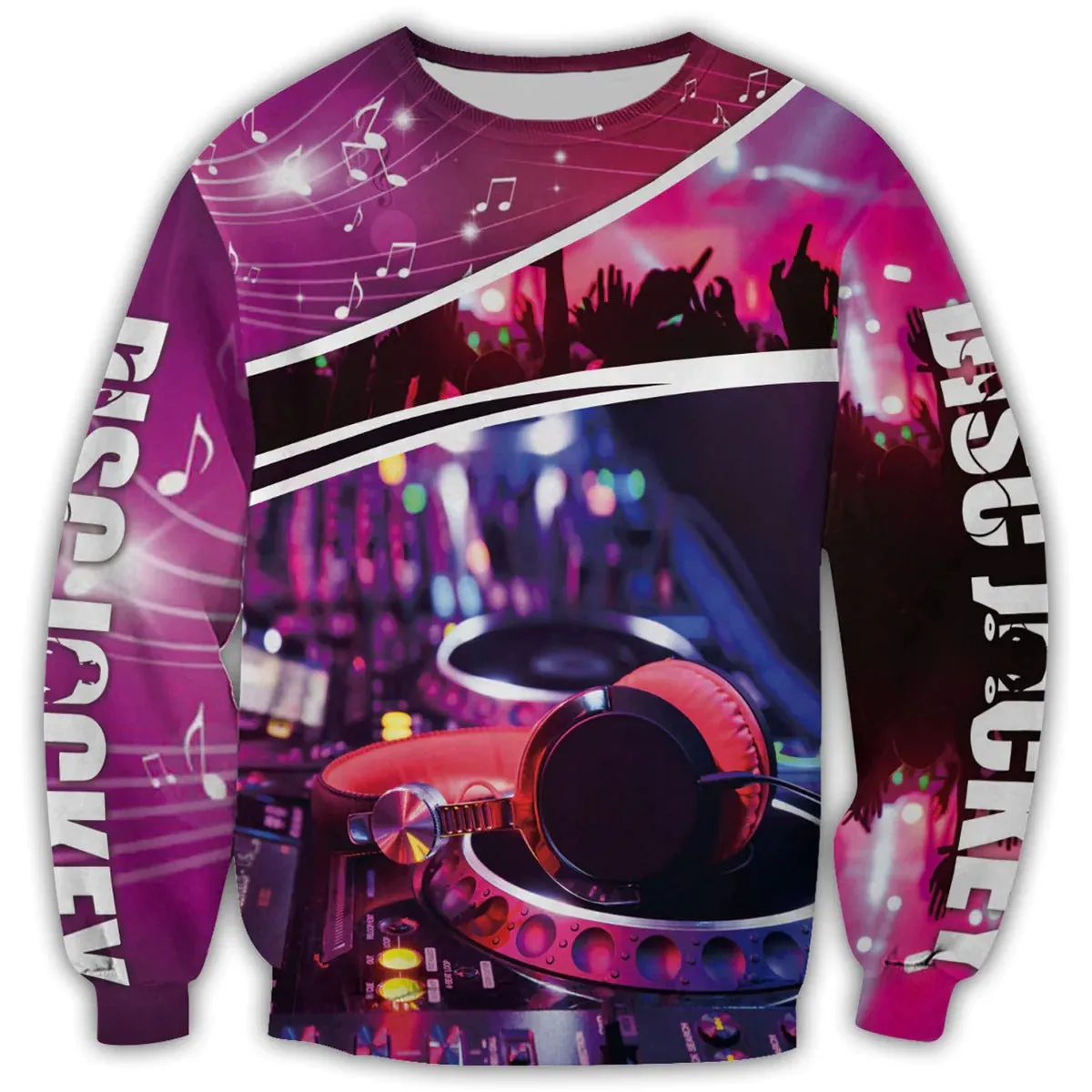 3D Print Colorful DJ Shirt And Hoodie, Disc Jockey Gift, Best Gift For DJ Boyfriend