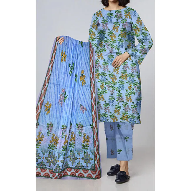 3PC- Unstitched Digital Printed Lawn Suit PS4668