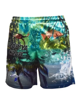 Adult Sun Safe Fishing Shorts - Grab Ya Crab