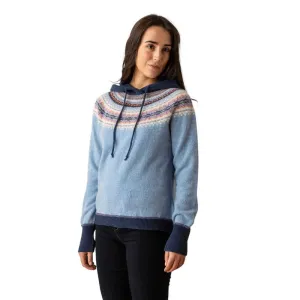 Alpine Hoody Sweater in Iris