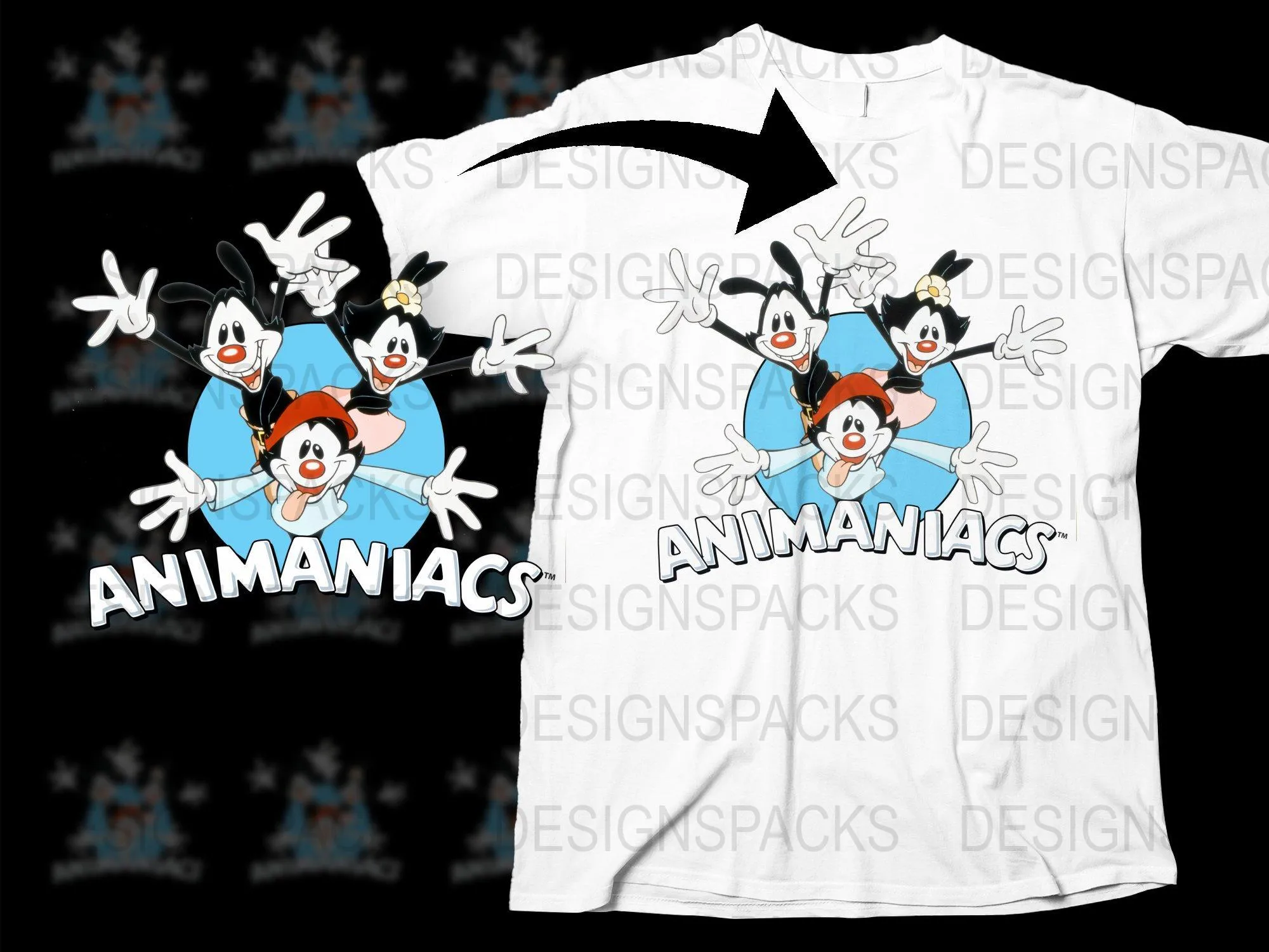 Animaniacs Cartoon Characters Graphic Png Digital Download