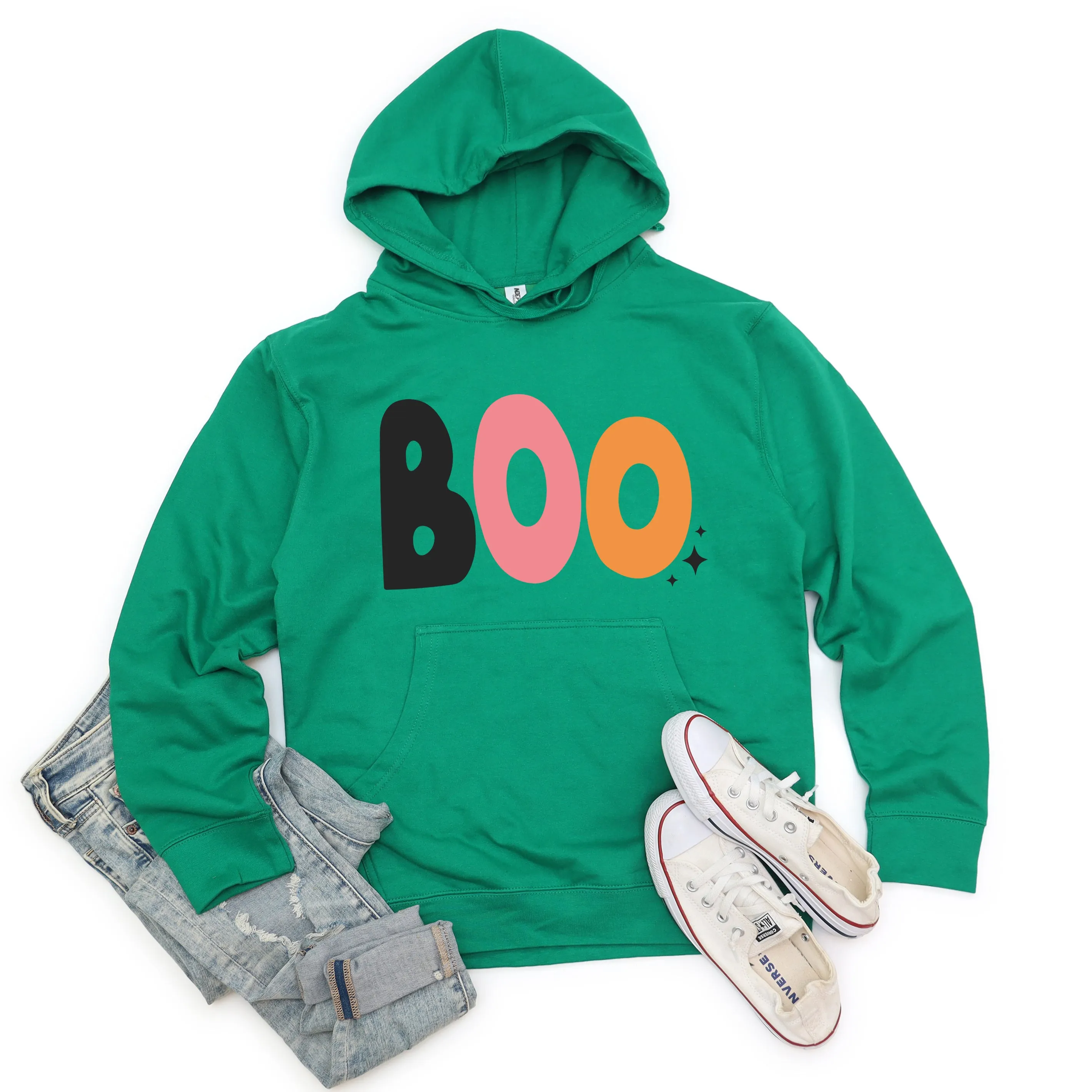 Boo Colorful Stars | Hoodie