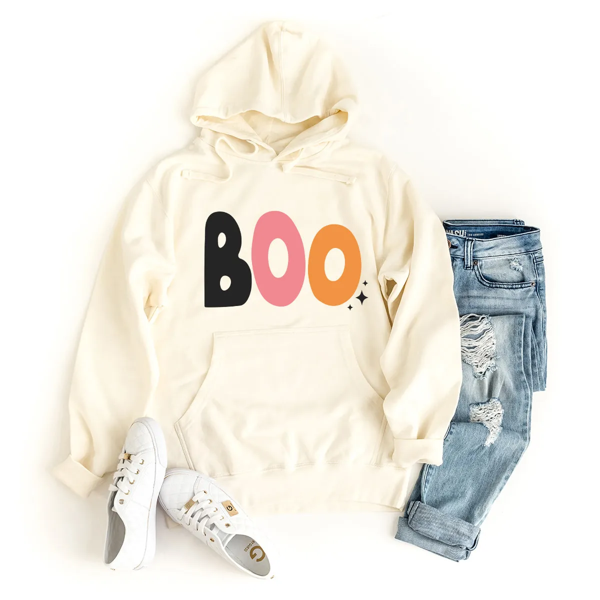 Boo Colorful Stars | Hoodie