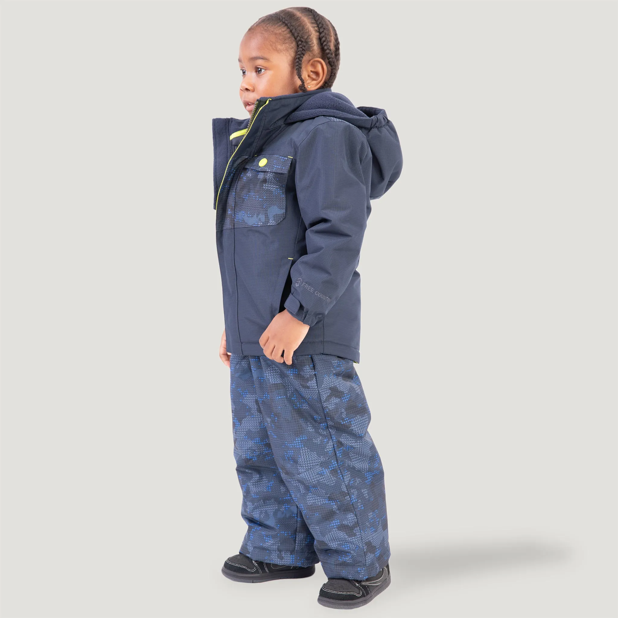 Boys' Toddler Boarder Jacket and Bib Pant Set