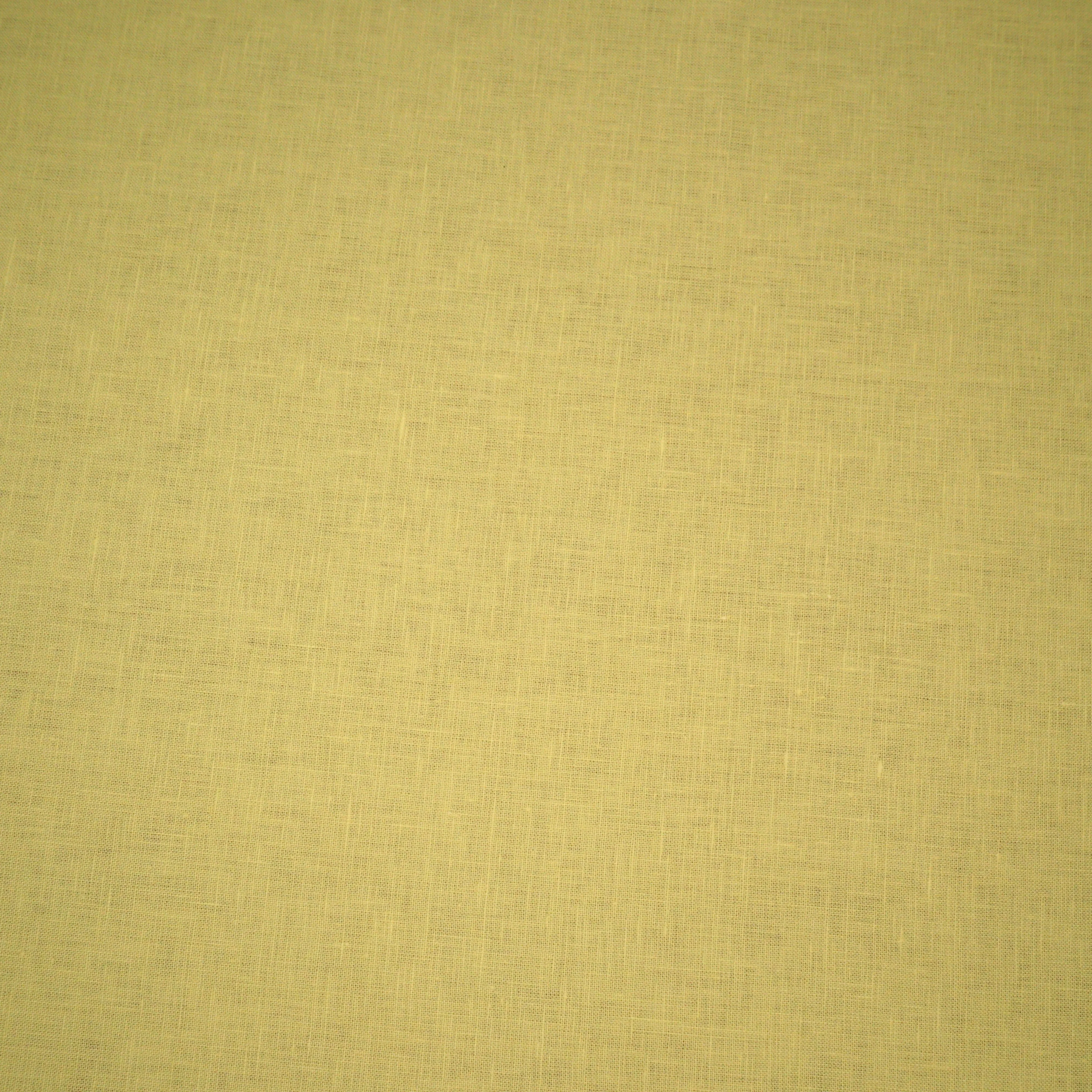 Canary Yellow Nevada Solid Italian Linen Fabric Textile