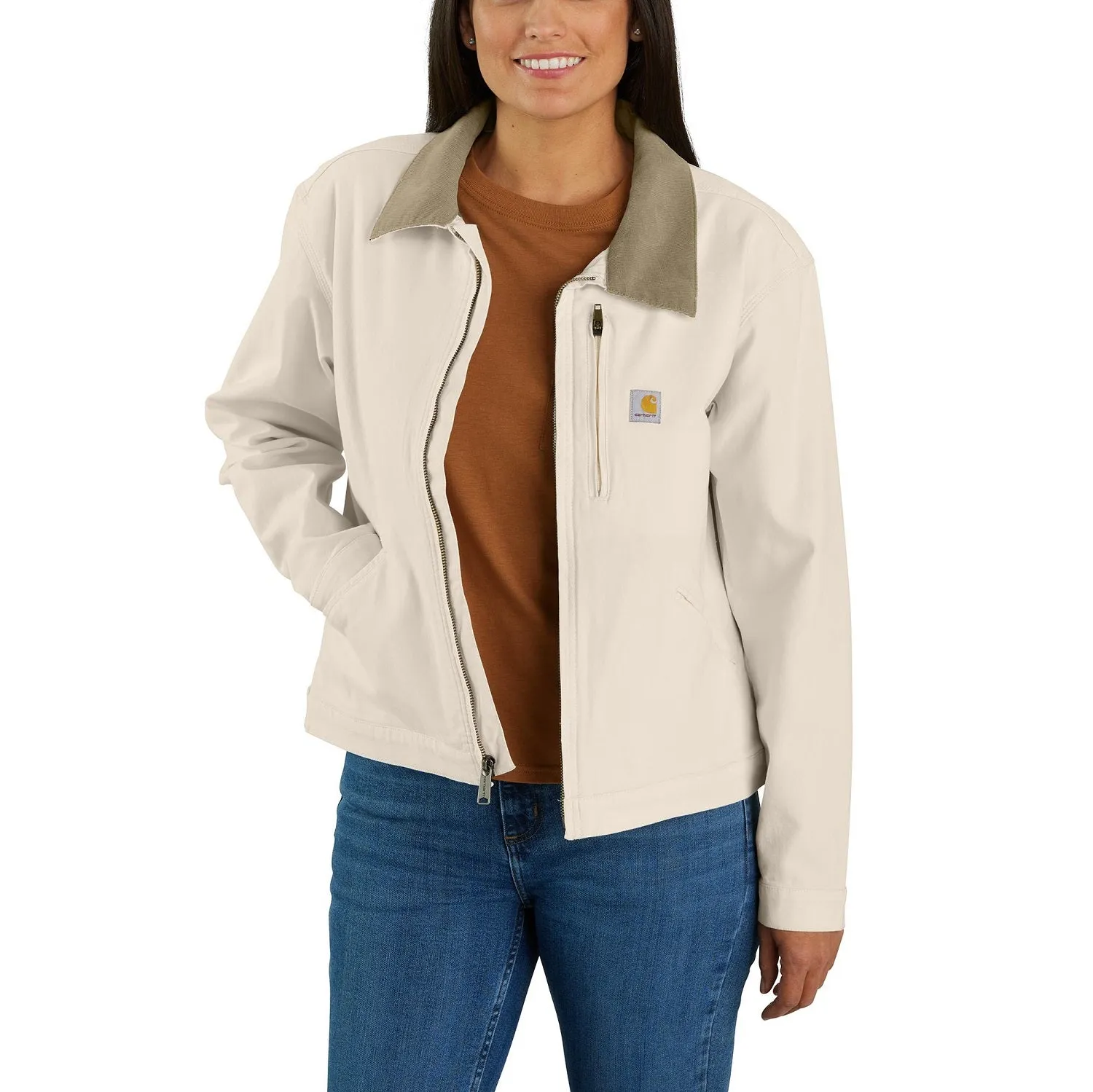 Carhartt Women's Re-Engineered Rugged Flex® Loose Fit Canvas Detroit Jacket