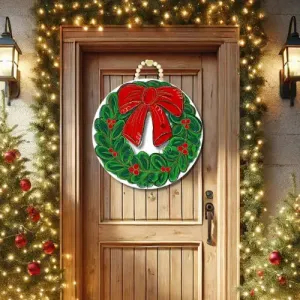 Christmas Wreath Doorhanger