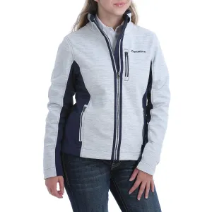 Cinch Ladies White Color Blocked Bonded Jacket MAJ9836001