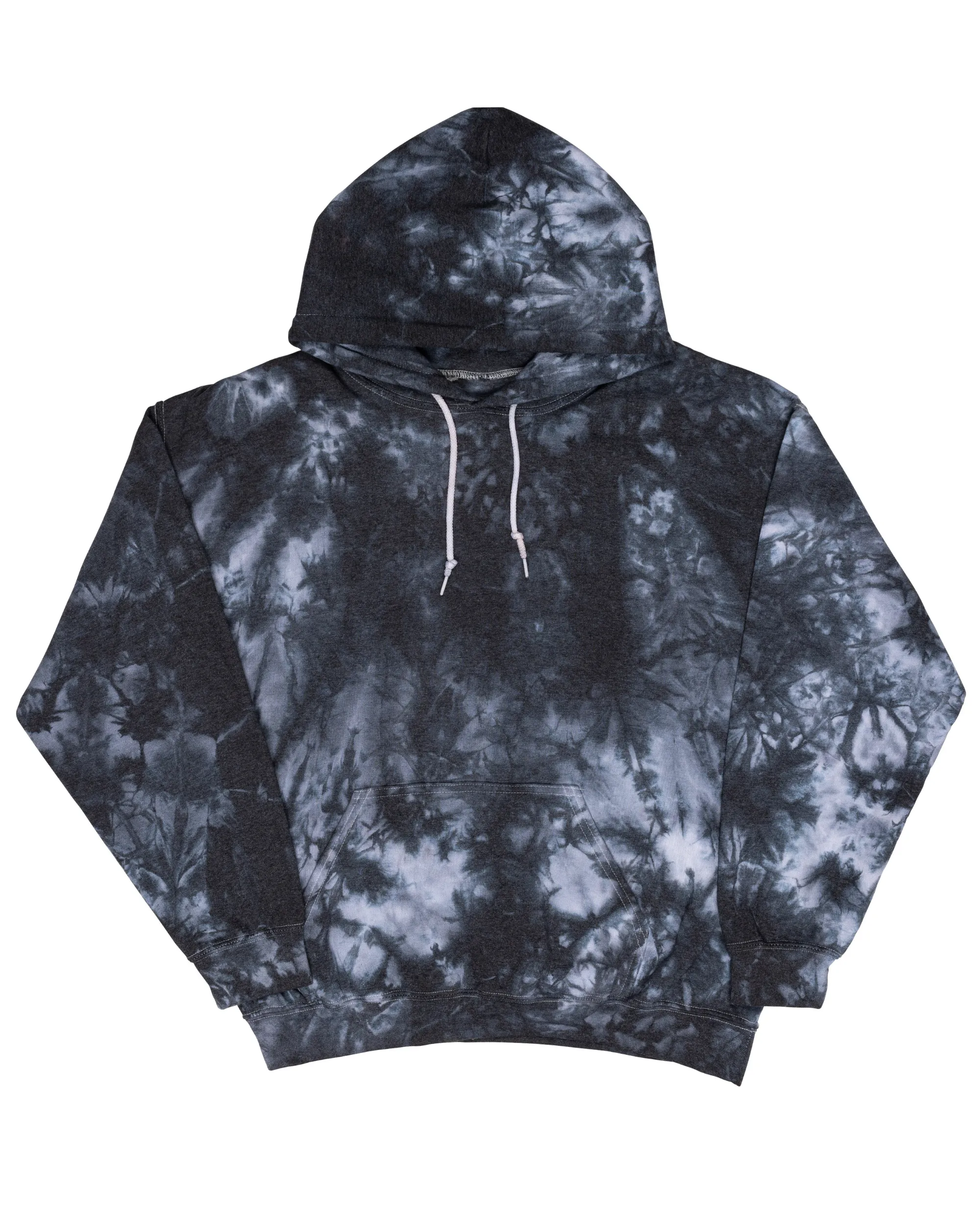 Crystal Dye Essential Fleece Hoodie - Black