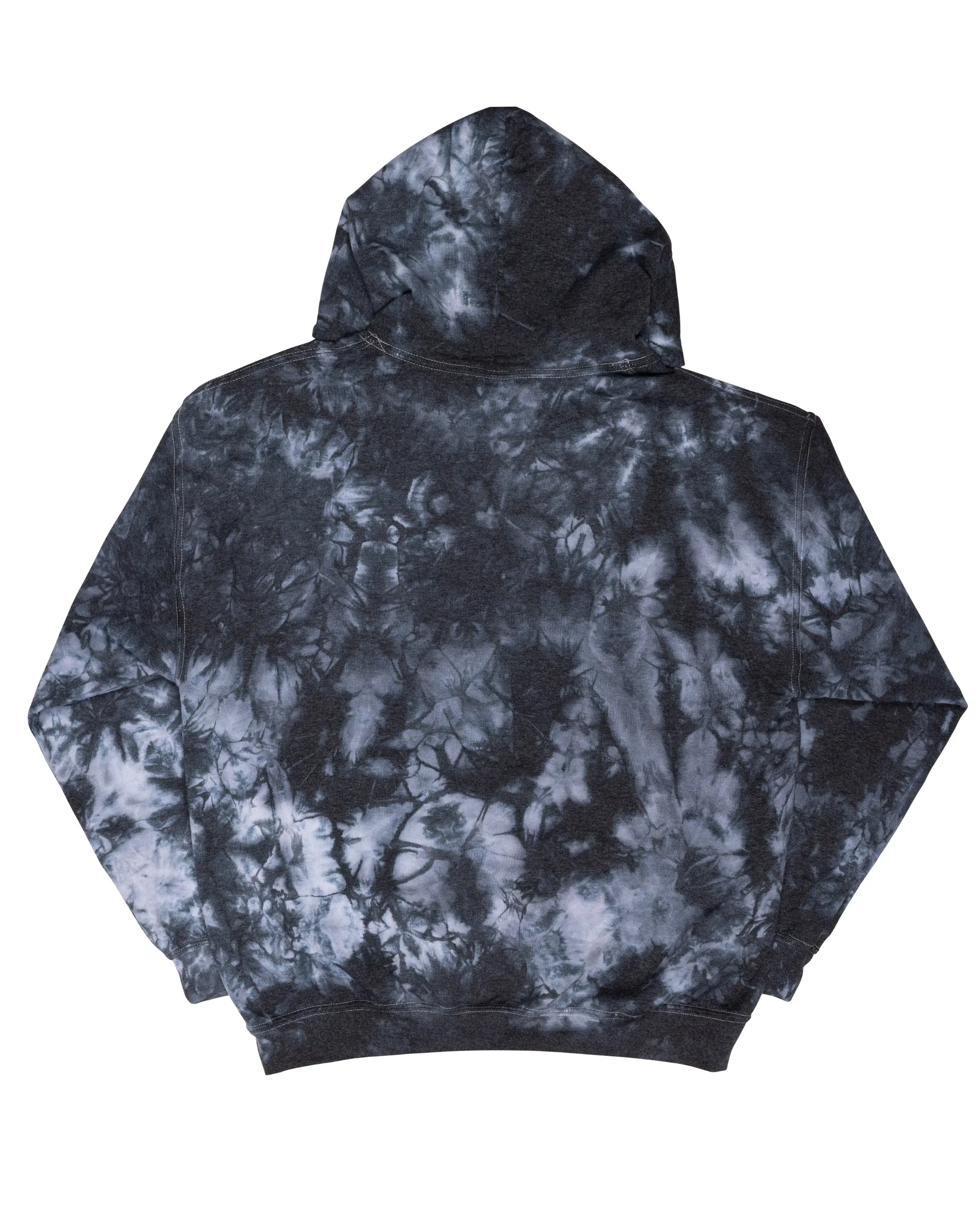 Crystal Dye Essential Fleece Hoodie - Black