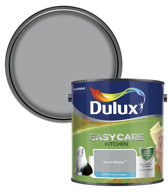 Dulux Easycare Kitchen Matt Paint - 2.5 Litre