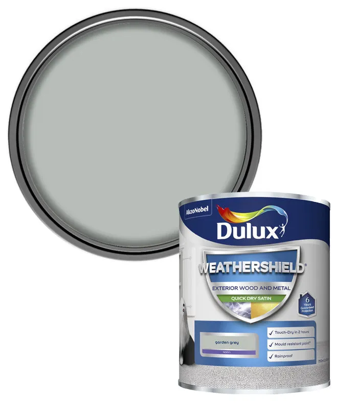 Dulux Weathershield Quick Dry Satin Paint - Wood and Metal