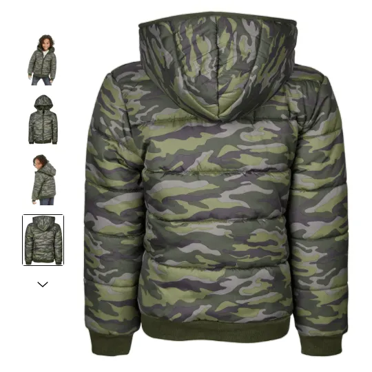 Epic Threads Boys Reversible Water-Resistant  Puffer Jacket