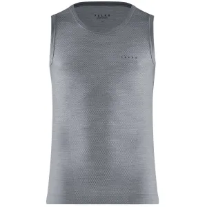 Falke Wool Tech Light Sports Singlet Vest - Grey Heather