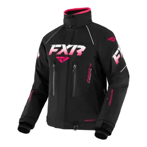 FXR Adrenaline Snowmobile Jacket Black/Fuchsia Fade