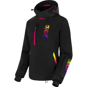 FXR Evo FX Snowmobile Jacket Black/Neon Fusion