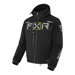 FXR Maverick Snowmobile Jacket Black/HiVis