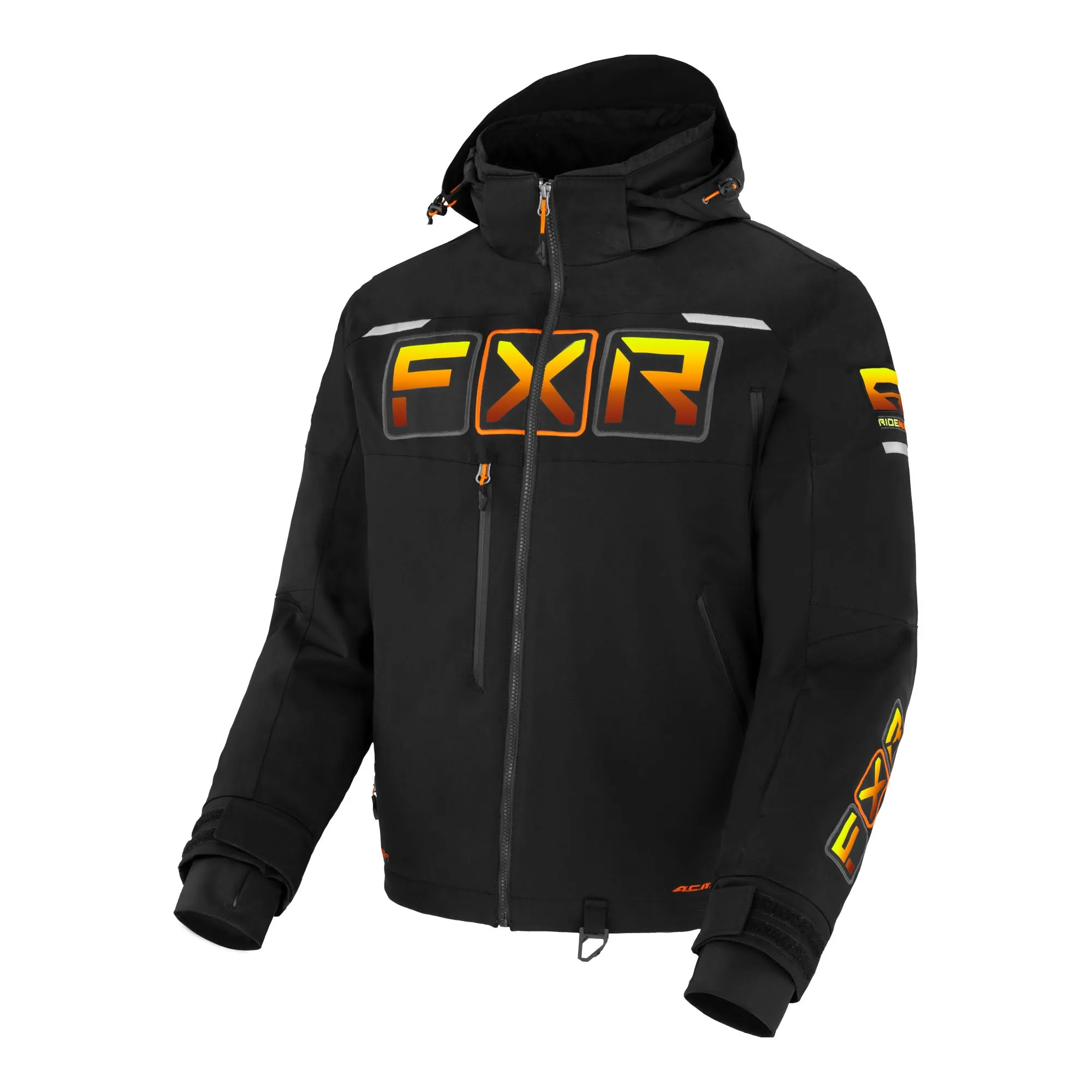 FXR Maverick Snowmobile Jacket Black/Inferno