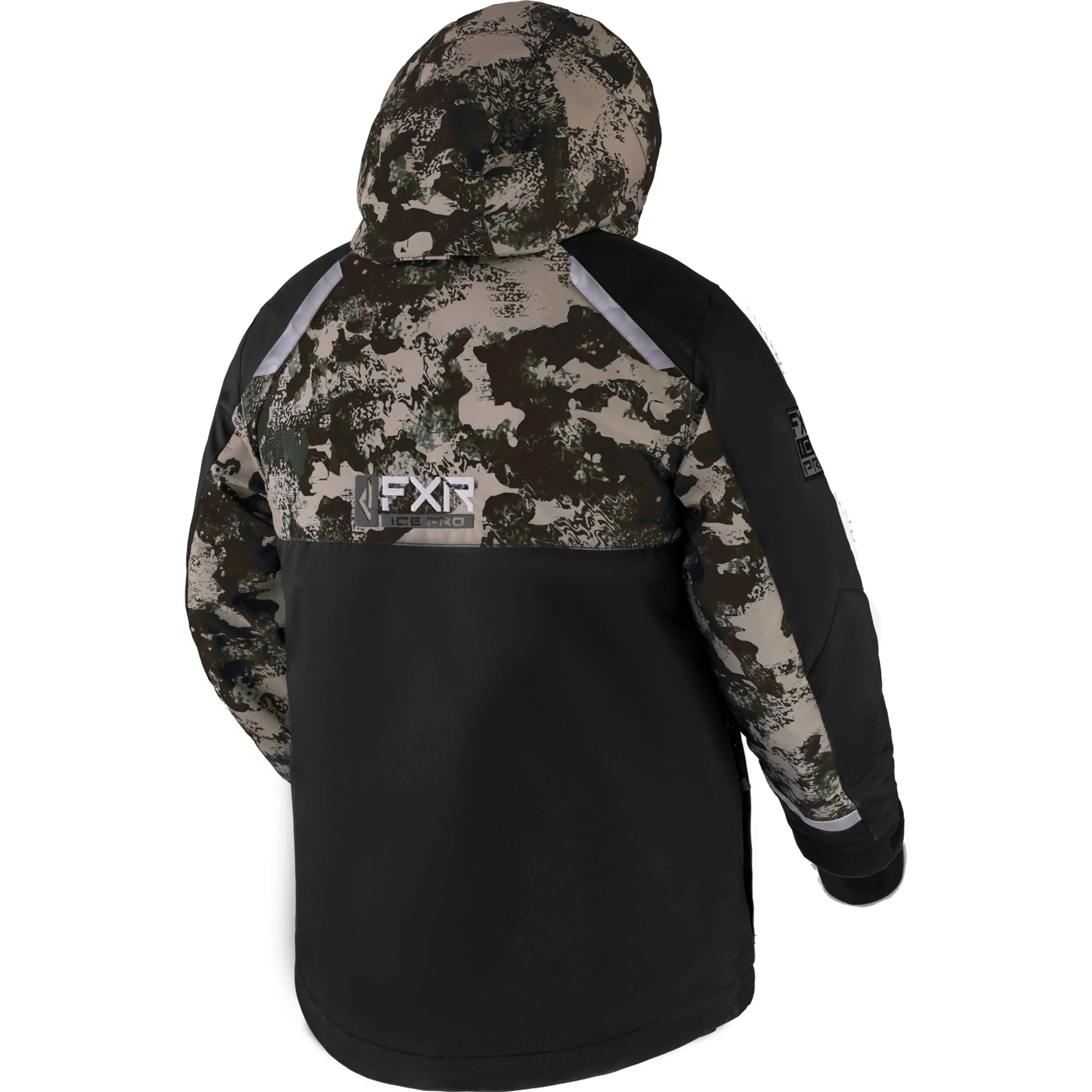 FXR Youth Excursion Snowmobile Jacket Black/Army Camo