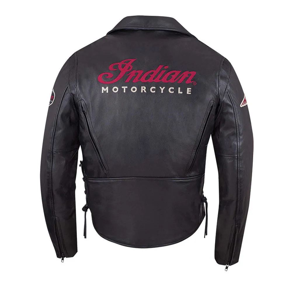 Indian Motorcycle 286799802 Mens Horsehide Leather Liberty Riding Jacket Removable Lining