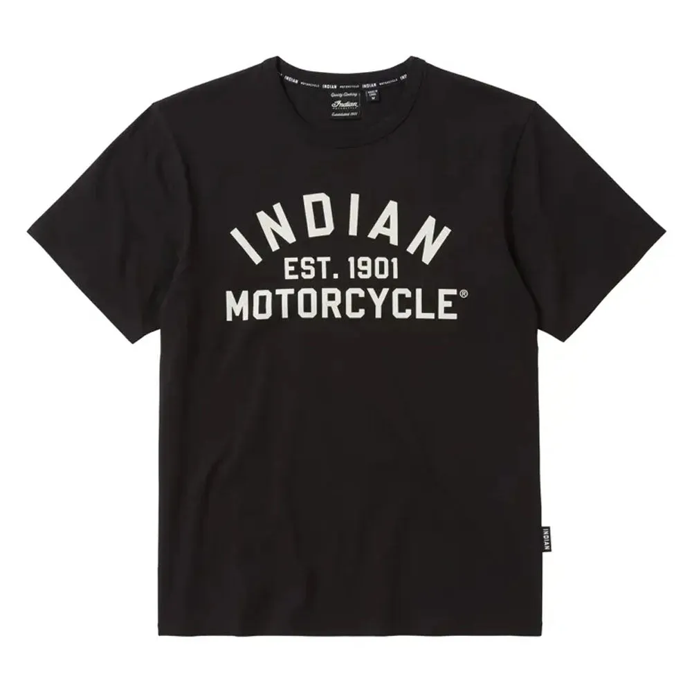 Indian Motorcycle Mens Est. 1901 T-Shirt Black