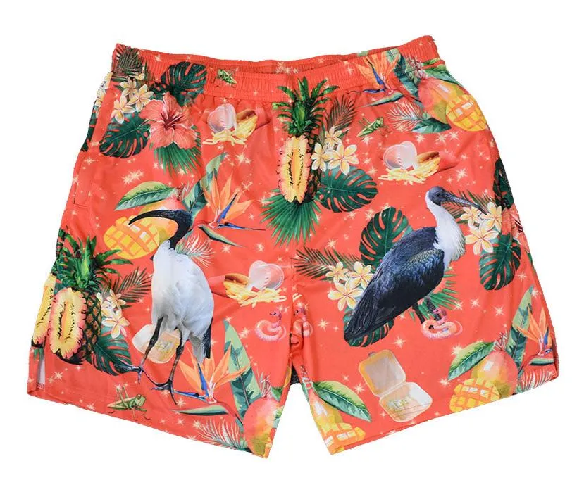 Kids Sun Safe Shorts - Christmas Bin Chicken