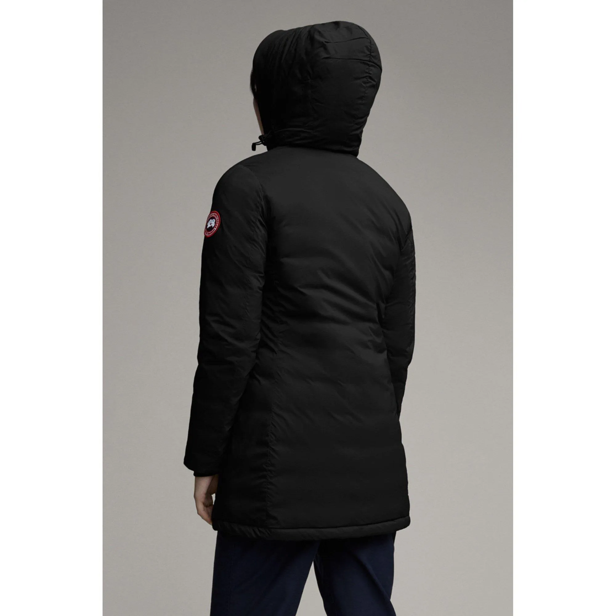 LDS CAMP HOODED JACKET BLACK