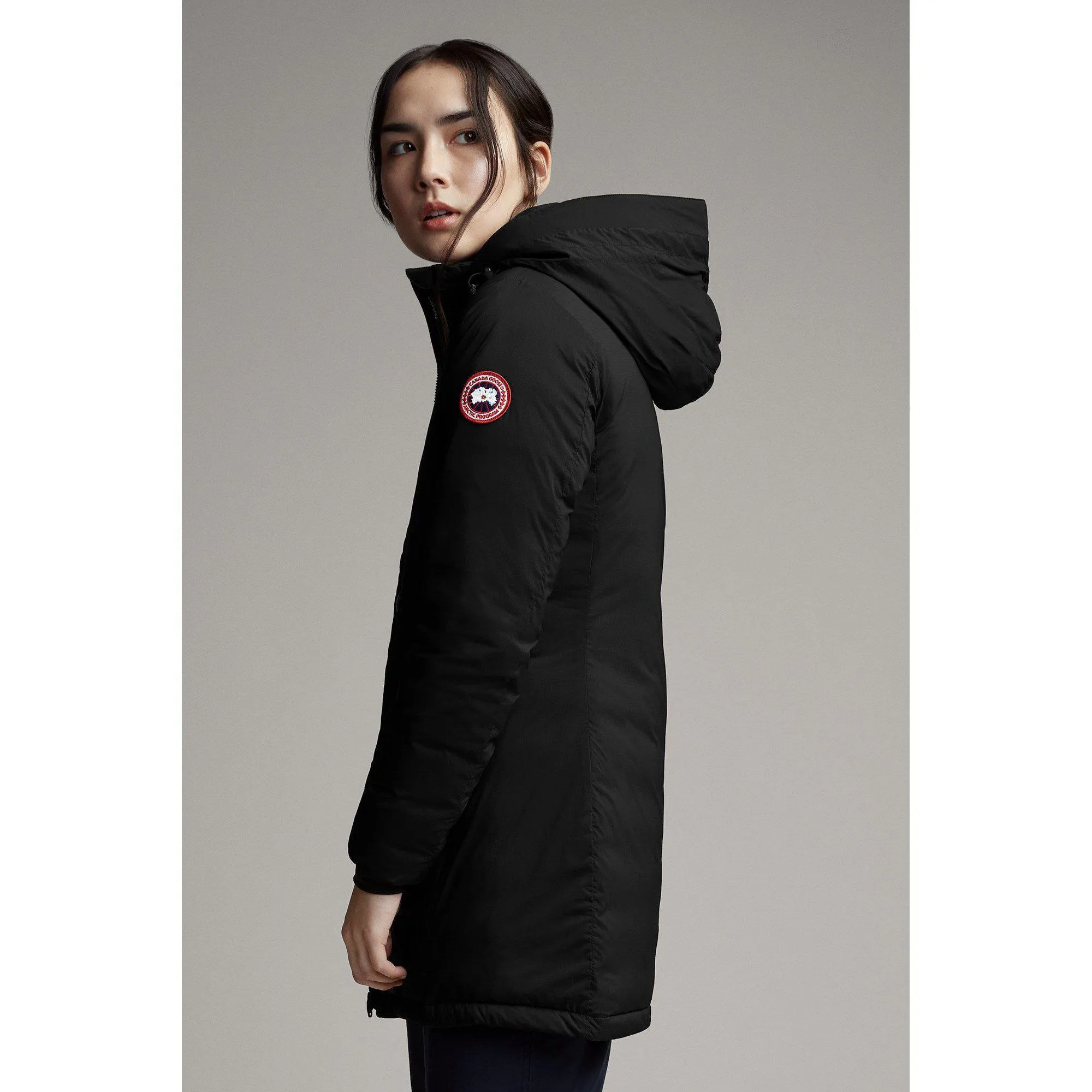 LDS CAMP HOODED JACKET BLACK