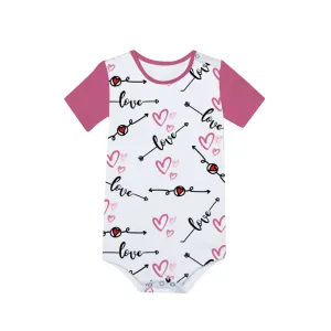 Love in Motion Baby's Short Sleeve Romper