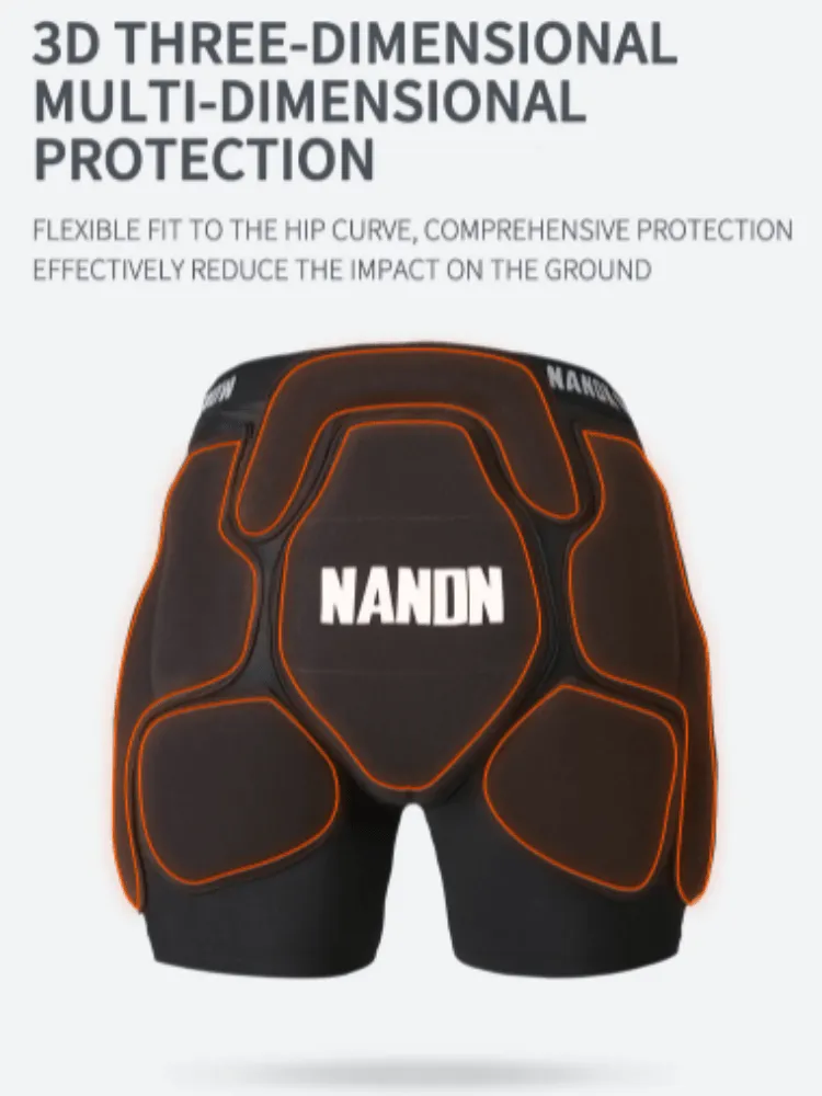 Nandn Unisex Tri-Flex Shorts & Knee Pads Set