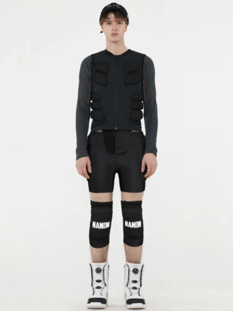 Nandn Unisex Tri-Flex Shorts & Knee Pads Set