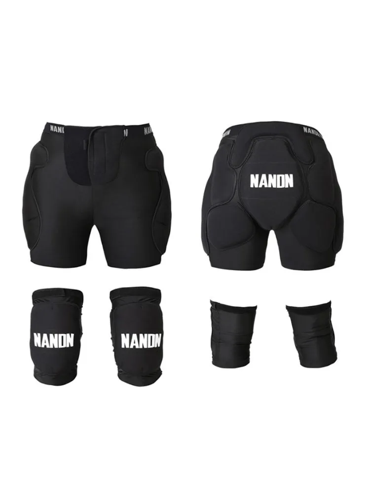 Nandn Unisex Tri-Flex Shorts & Knee Pads Set