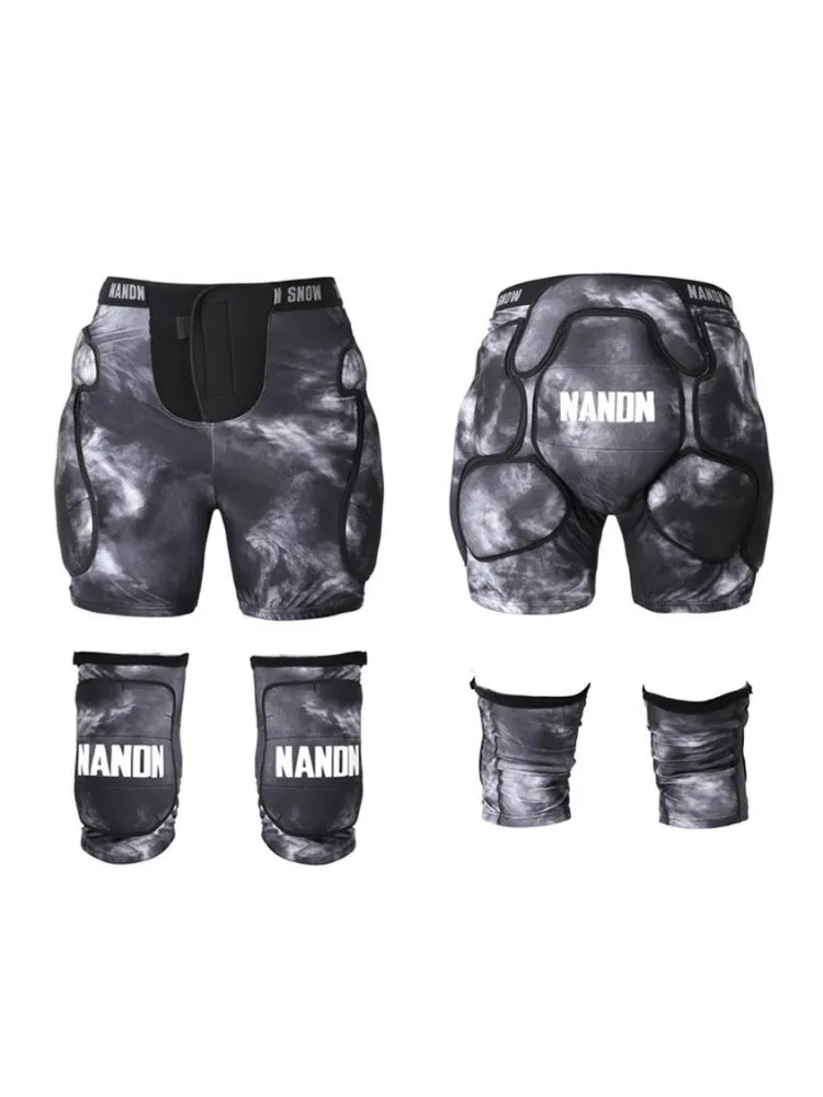 Nandn Unisex Tri-Flex Shorts & Knee Pads Set