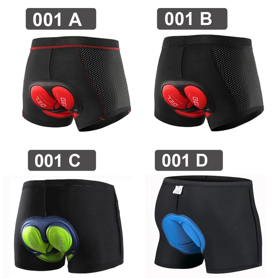 NEWBOLER Breathable Cycling Shorts 5D Gel Pad Shockproof