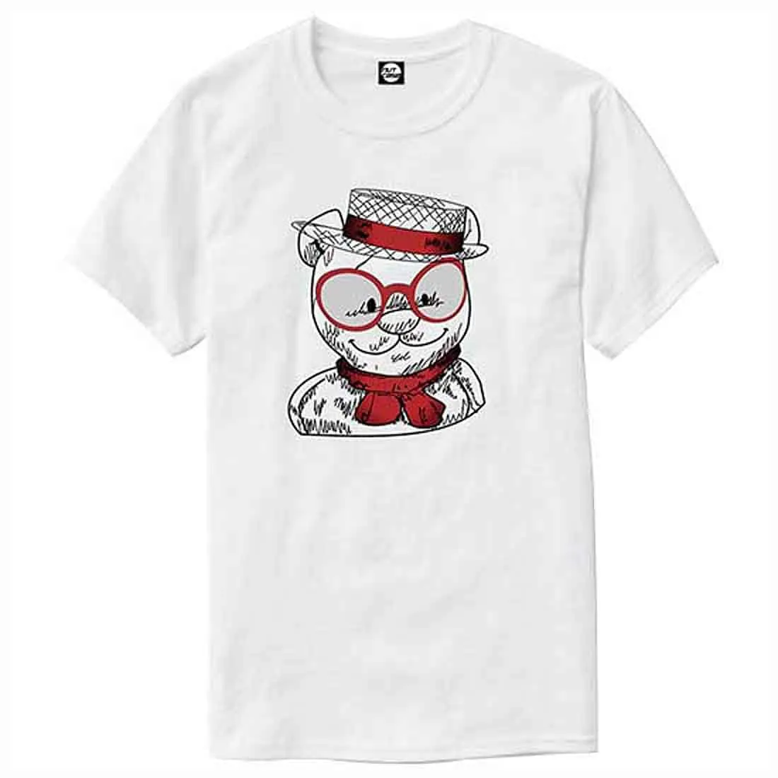 Nutcase Designer Round Neck Men's T-Shirt Wrinkle-Free Poly Cotton Tees - Cutey Teddy Bear