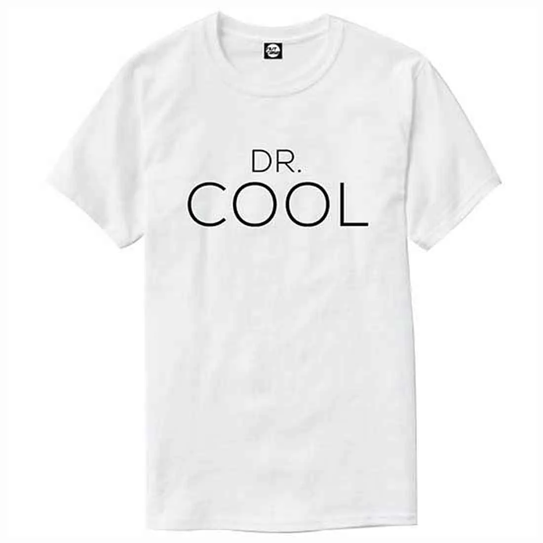 Nutcase Designer Round Neck Men's T-Shirt Wrinkle-Free Poly Cotton Tees - Dr. Cool