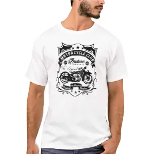 Nutcase Designer Round Neck Men's T-Shirt Wrinkle-Free Poly Cotton Tees - Motorcycle Club