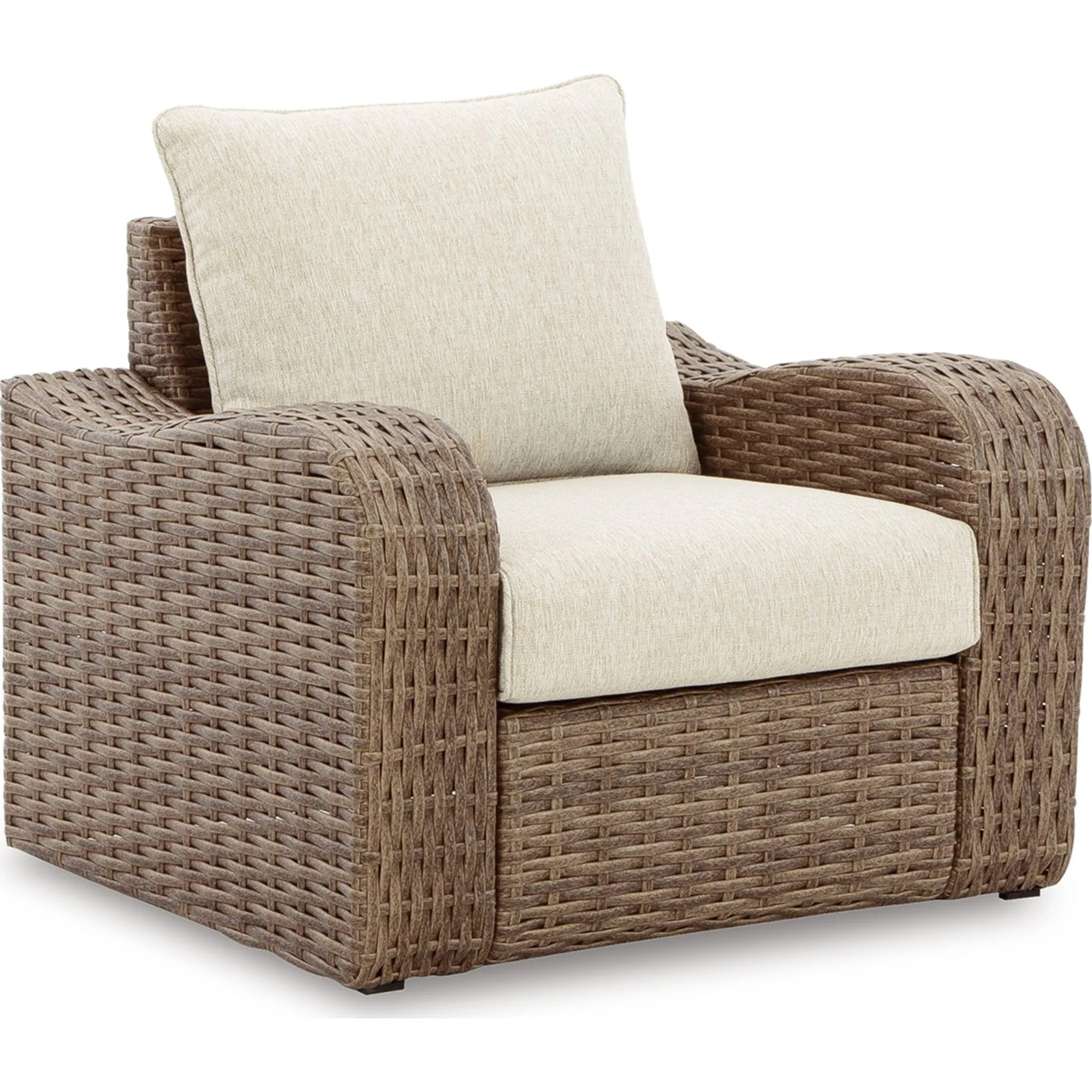 Outdoor Sandy Bloom Lounge Chair with Cushion