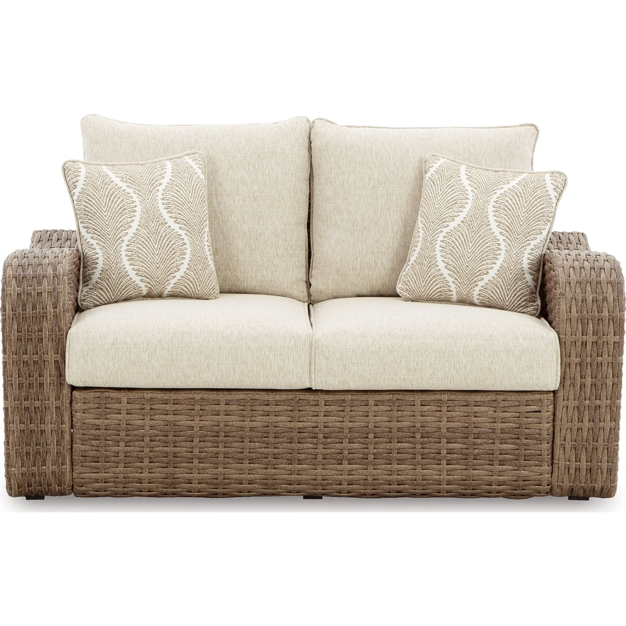 Outdoor Sandy Bloom Loveseat w/Cushion