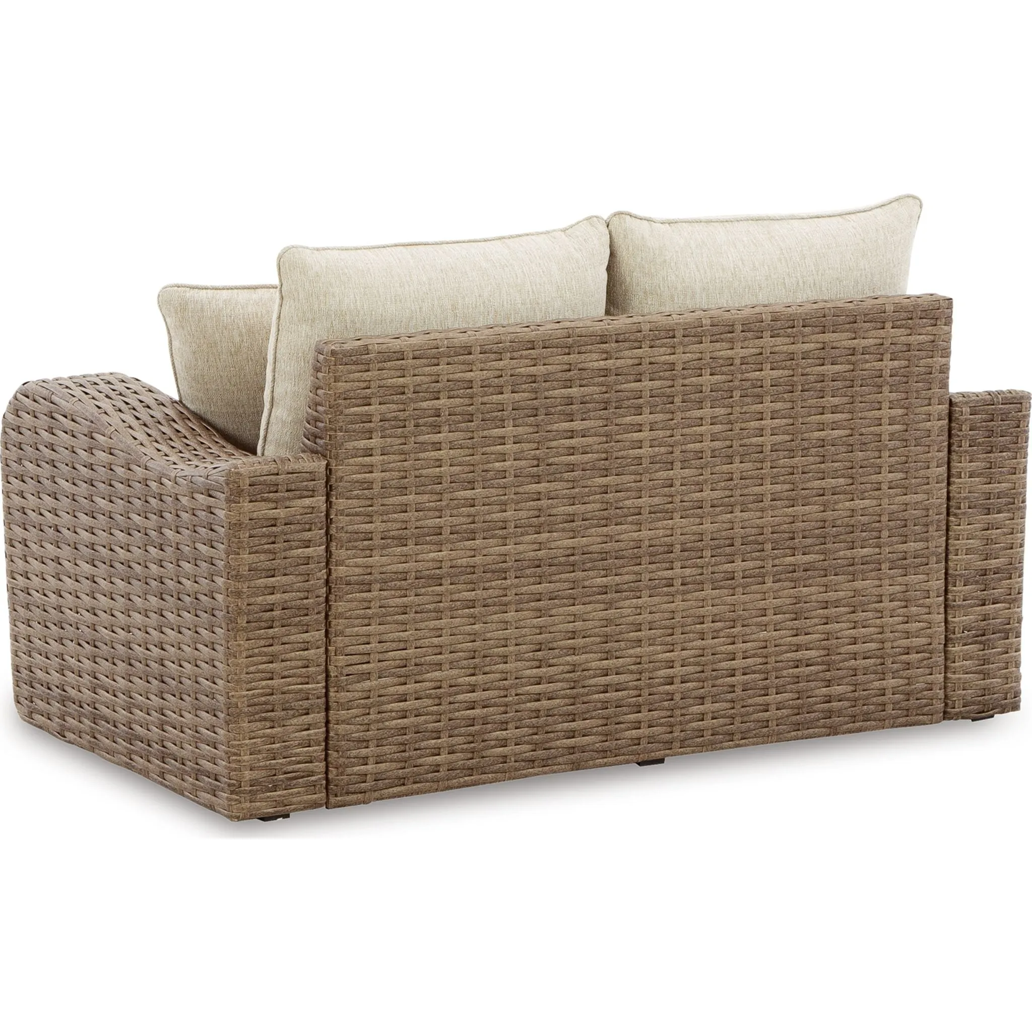 Outdoor Sandy Bloom Loveseat w/Cushion