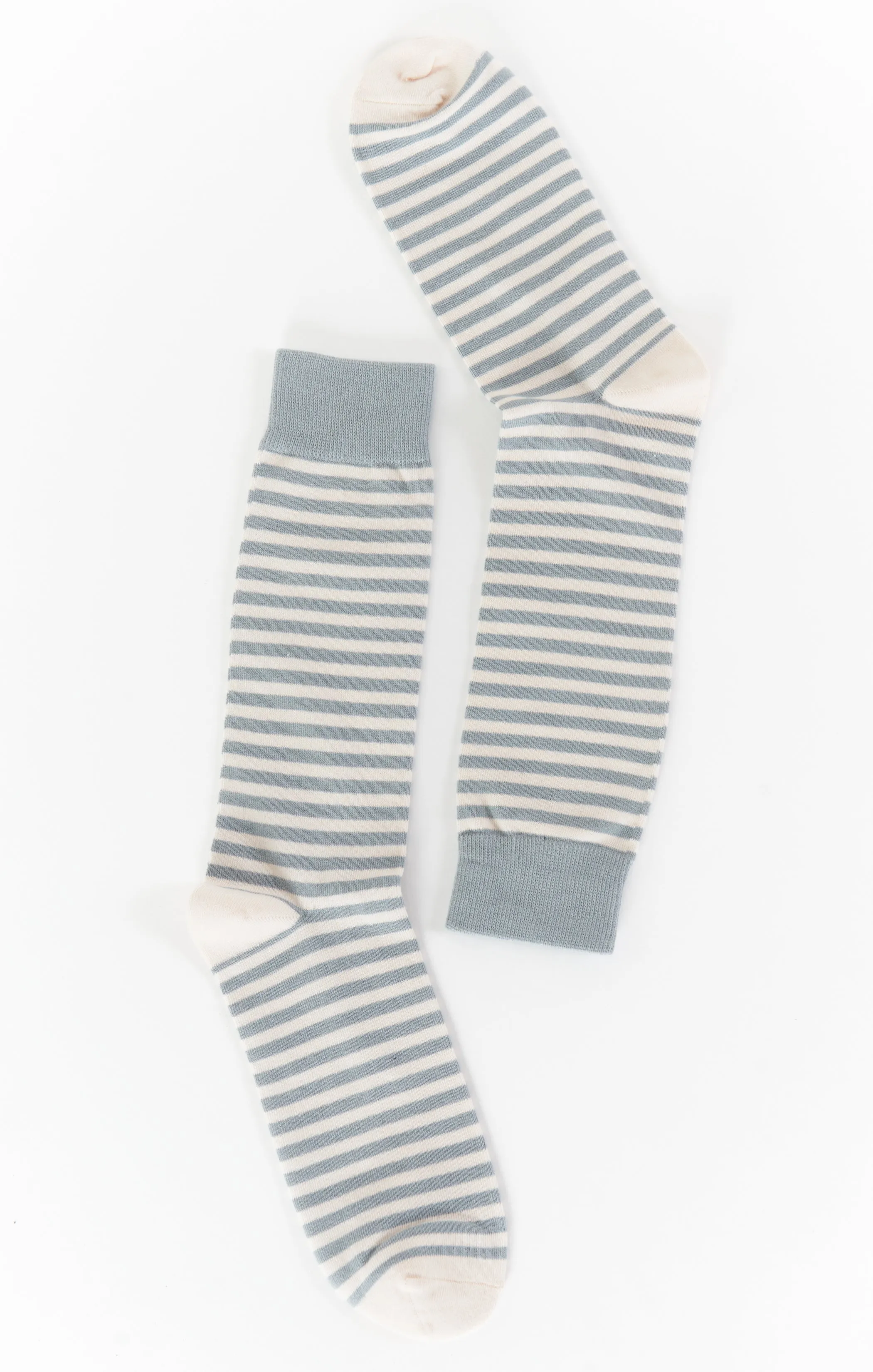 Owen Sock ~ Silver Sage Stripe