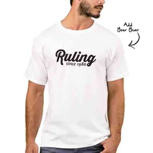 Personalized   Men's T-Shirt Poly Cotton Tees  - Ruling