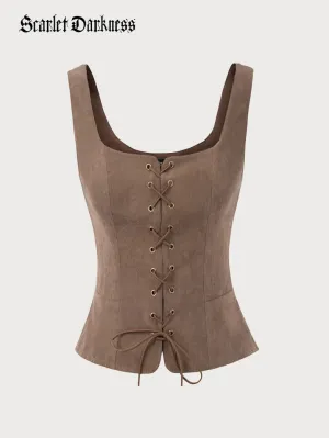 Pirate Renaissance Lace up Corset Vest Bodice