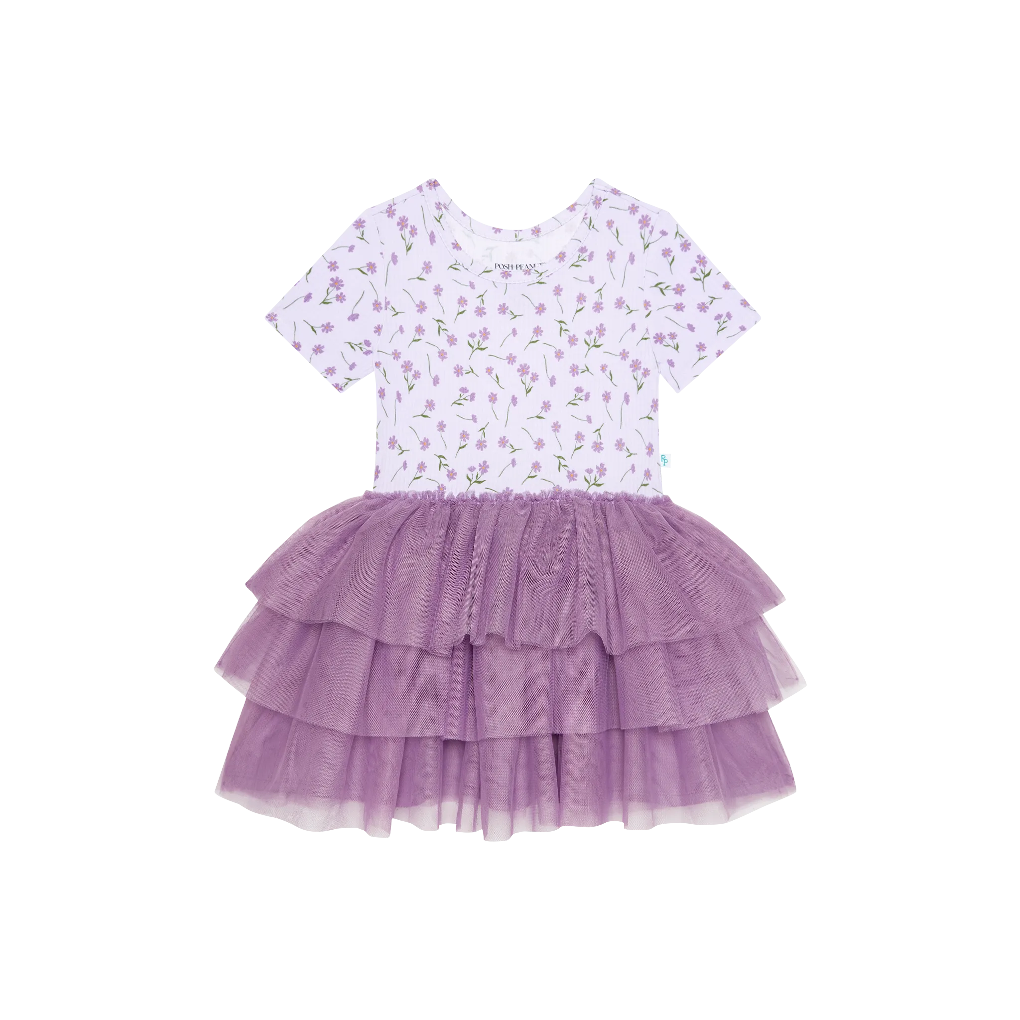 Posh Peanut Jeanette Short Sleeve Tulle Dress