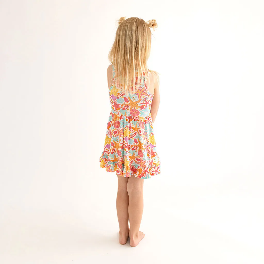 Posh Peanut Sandy Racerback Ruffled Twirl Dress