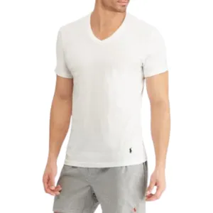 RALPH LAUREN - Cotton Classic V-Neck T-Shirt