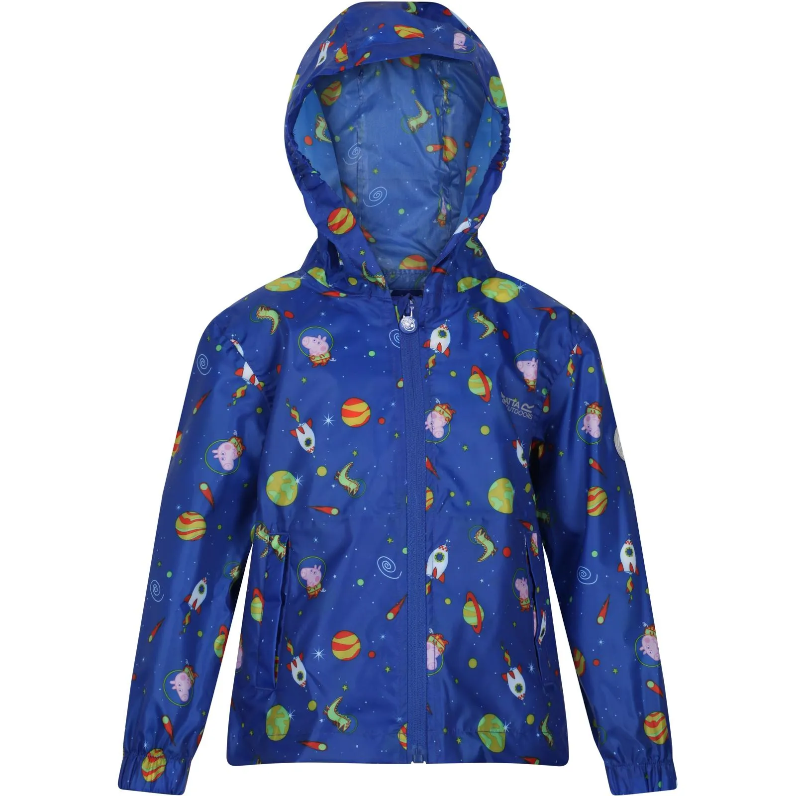 Regatta Kids Peppa Pig Waterproof Pack-It Zip Up Jacket