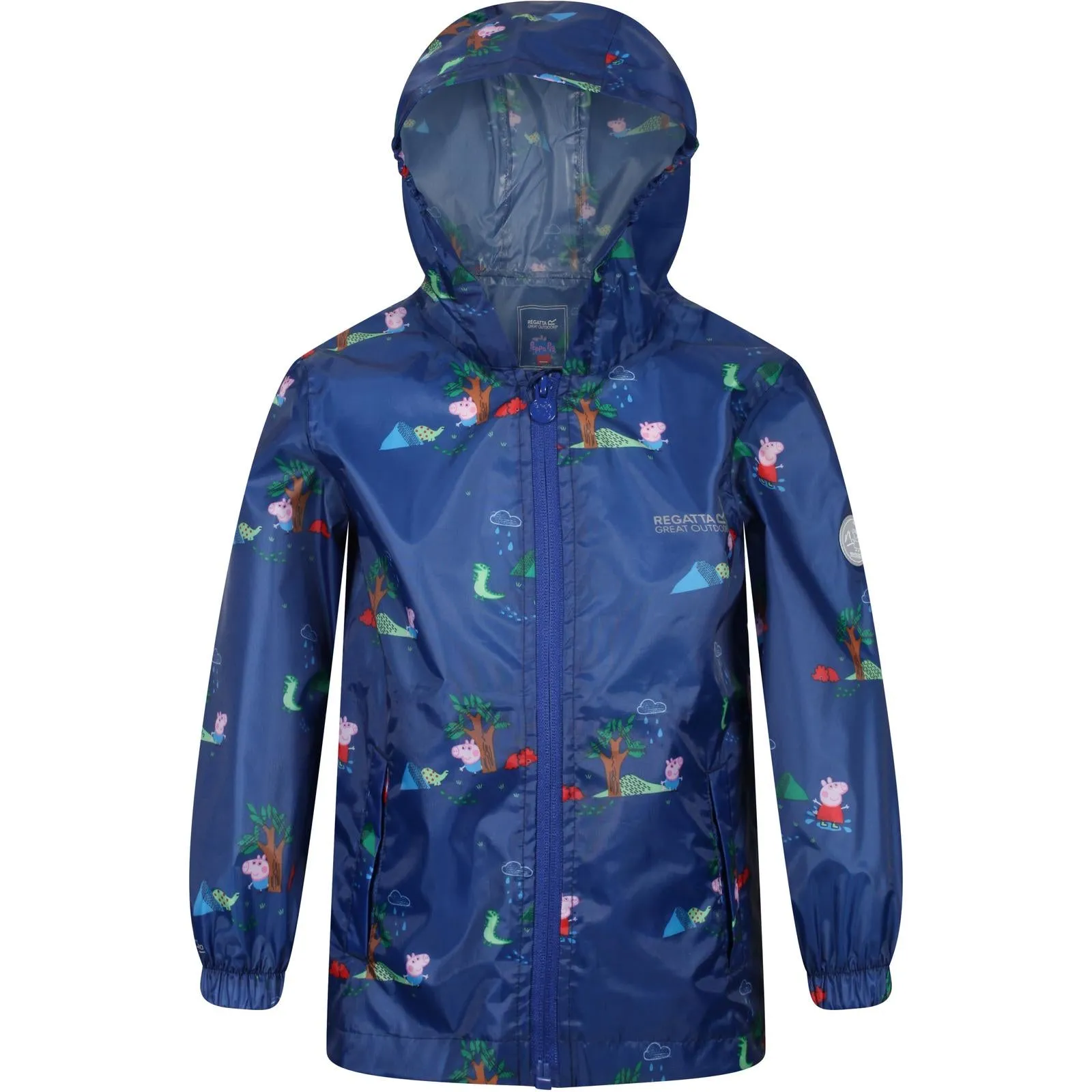 Regatta Kids Peppa Pig Waterproof Pack-It Zip Up Jacket