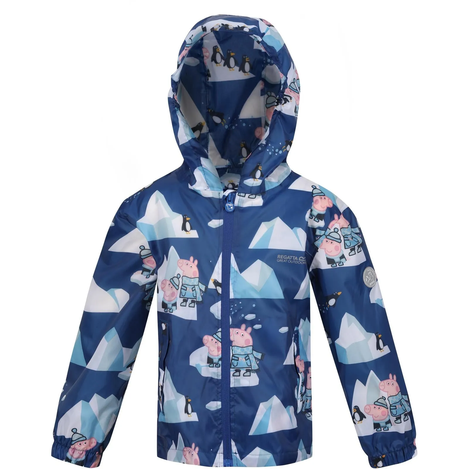 Regatta Kids Peppa Pig Waterproof Pack-It Zip Up Jacket