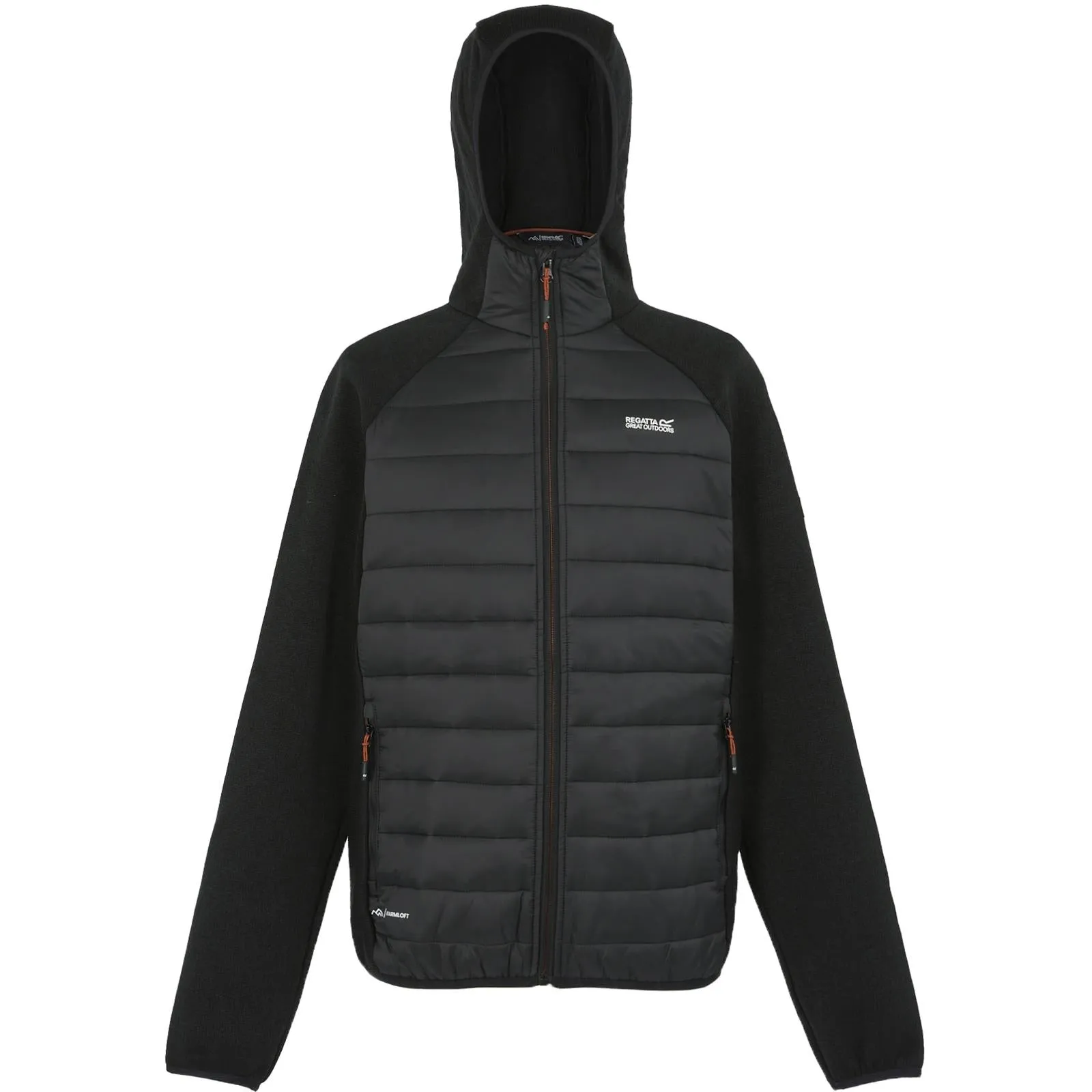 Regatta Mens Newhill Hybrid Hooded Walking Padded Jacket